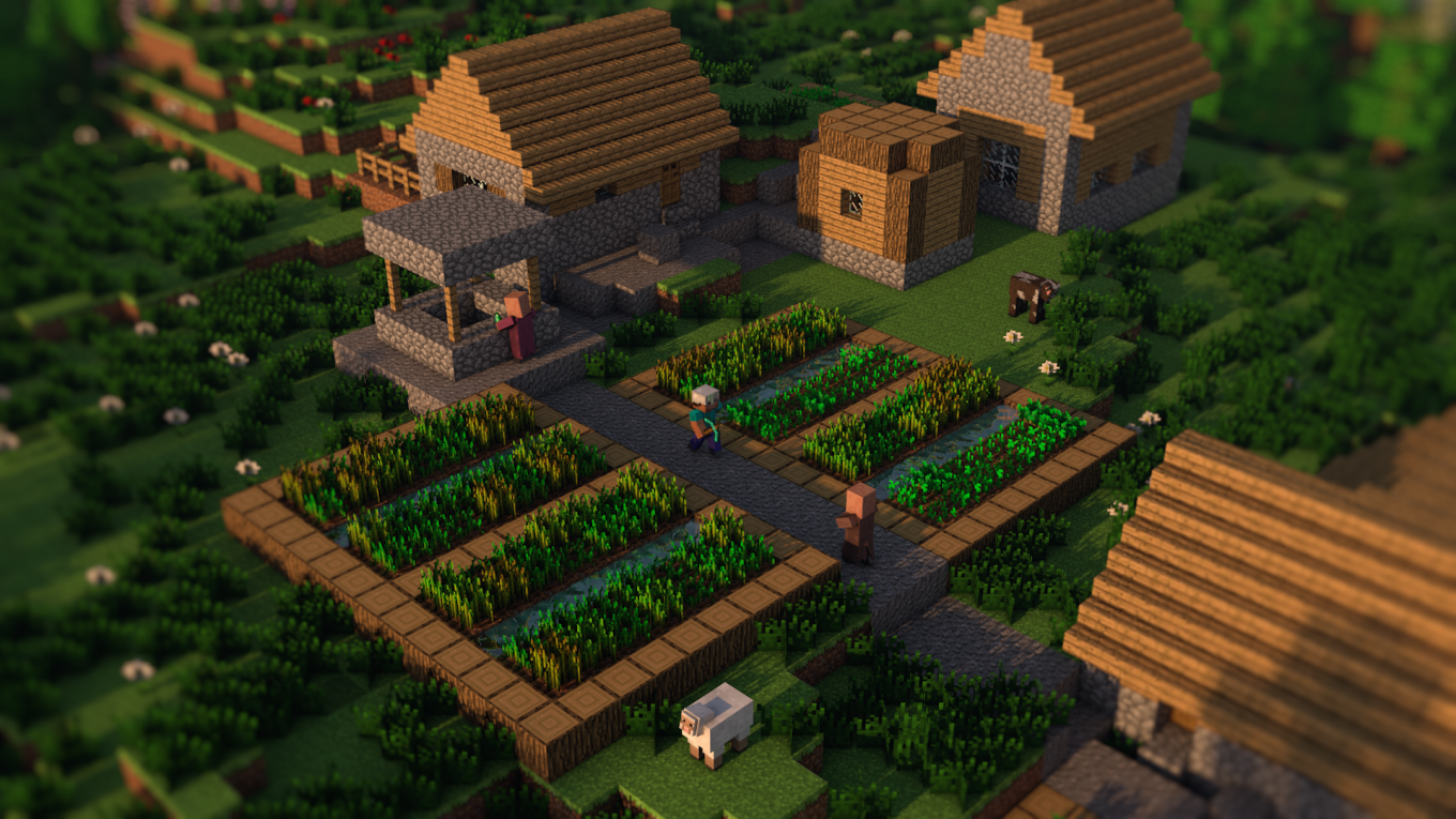 Какая деревня в майнкрафте. Деревня майнкрафт. Minecraft деревня жителей. Майнкрафтдеревня щителей. Дерево майнкрафт.