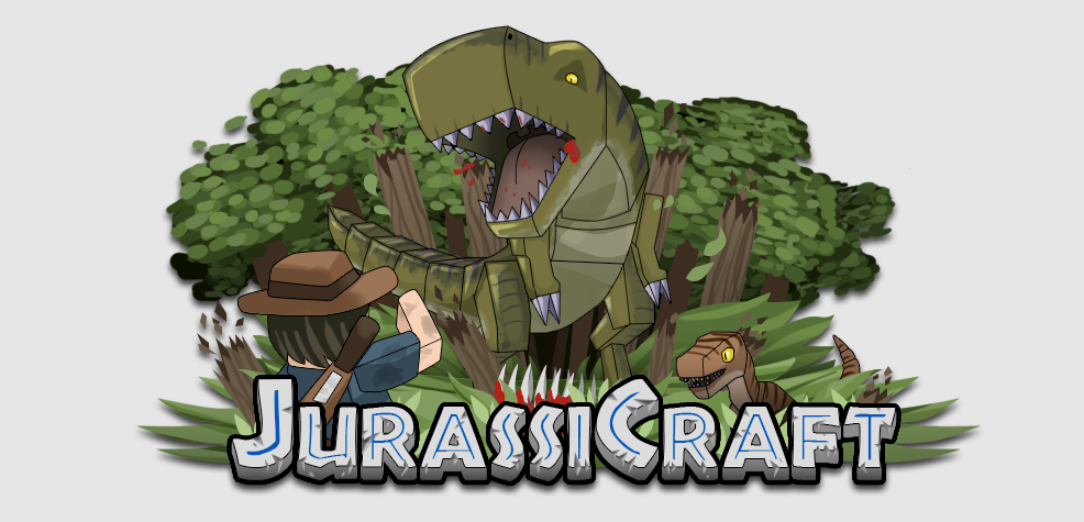 Jurassicraft mod banner