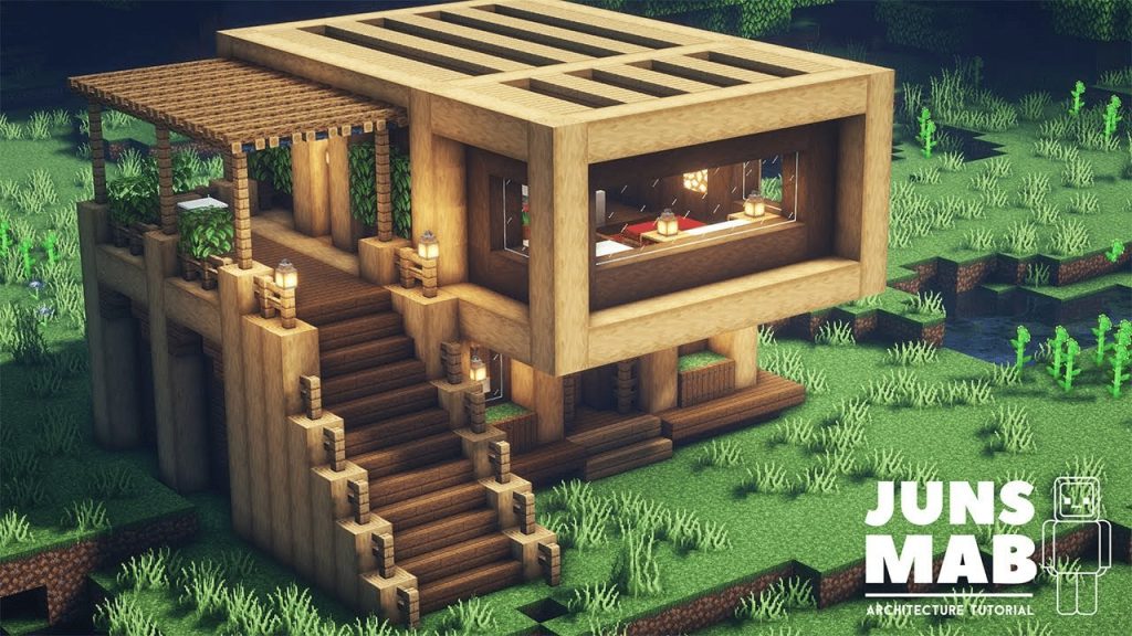 Jak Zbudować ładny Dom W Minecraft Z Drewna 53 Потрясающих идей дома в Minecraft (большая подборка) - Minecraftz