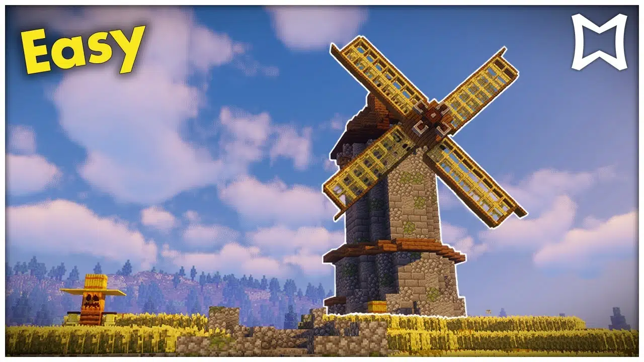 Stylish minecraft windmill.png