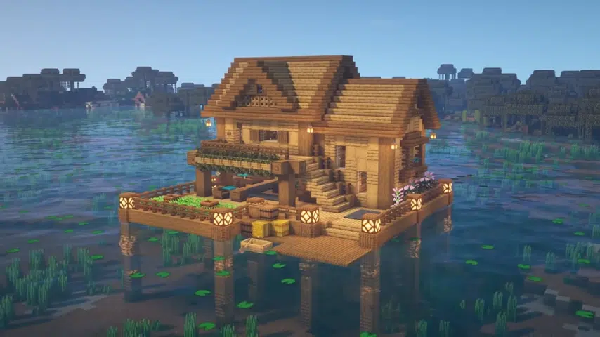 Minecraft how to build a lake house 29 2 screenshot.png