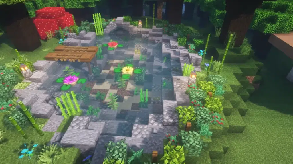 Minecraft how to build a pond 9 55 screenshot 1 1024x576 png