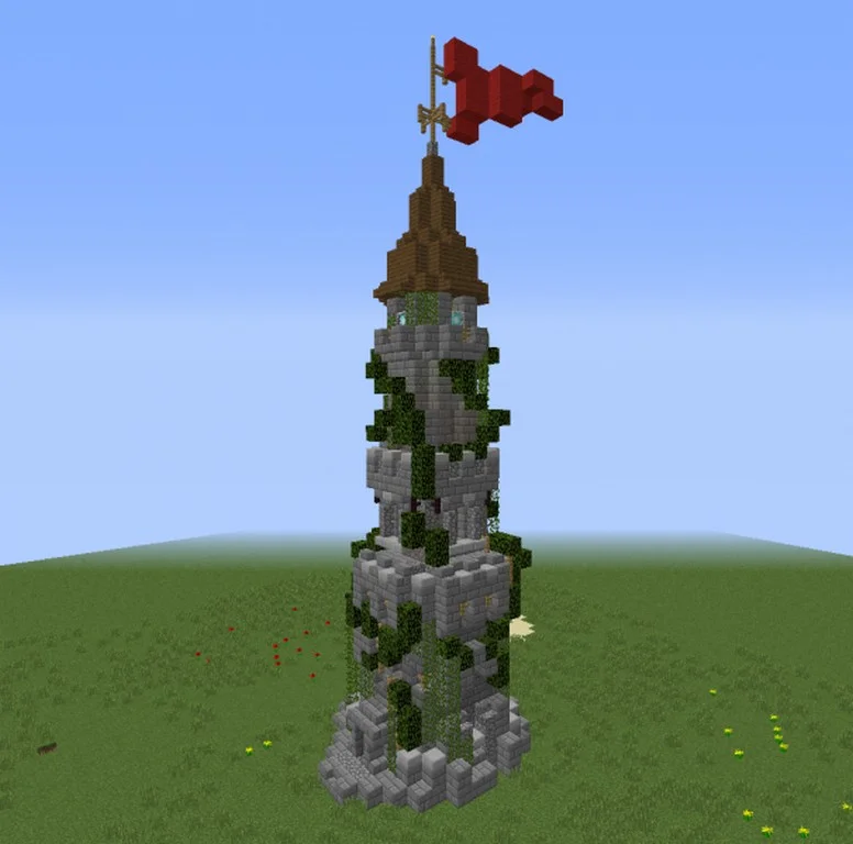 Tall medieval tower