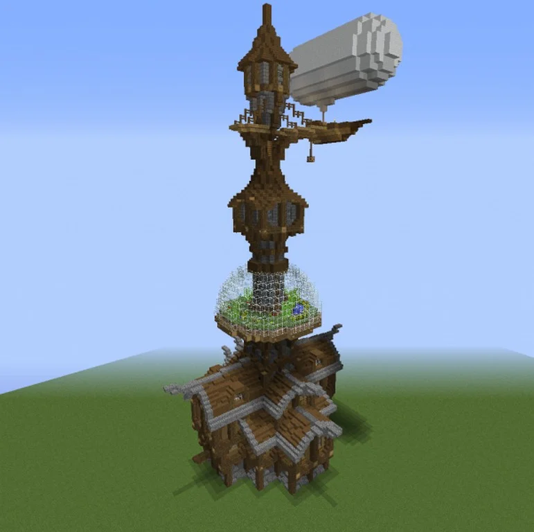 Wizard tower airship 2