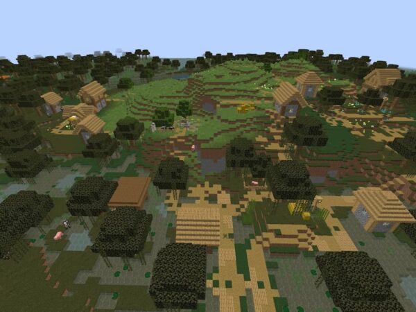 Minecraft 1.20.1 seeds swamp village imposter.jpg