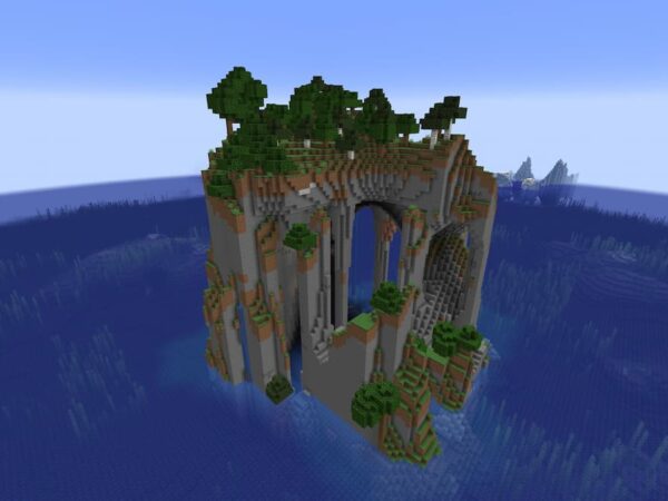 Minecraft island seeds tall forest isle 1.jpg