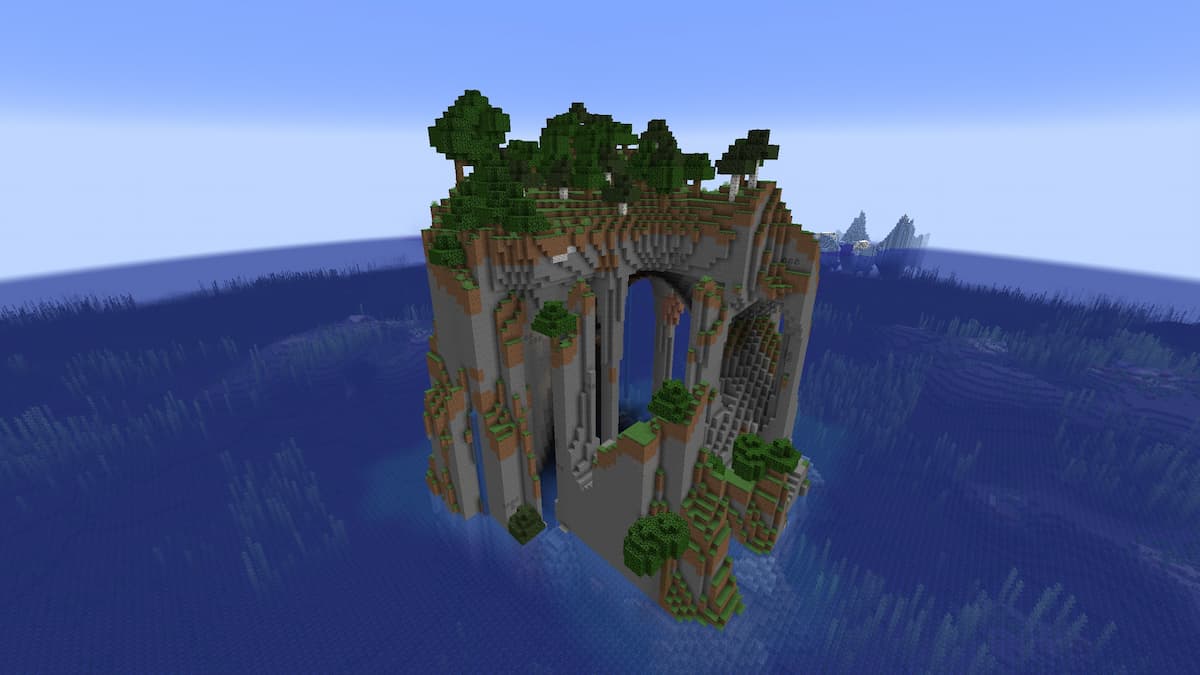 Minecraft island seeds tall forest isle 1.jpg