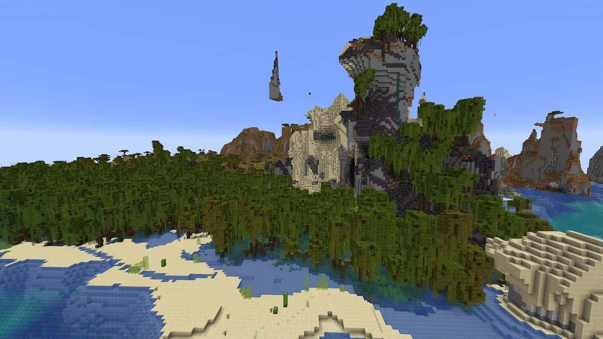 Minecraft mangrove swamp seed mangrove spiral.jpg